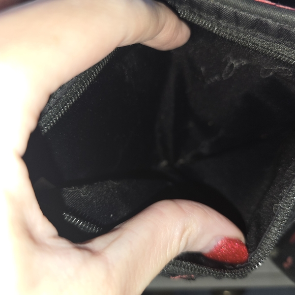 Vera Bradley Quilted Floral Wallet - Black, Yellow, Red, Green - Picture 9 of 15